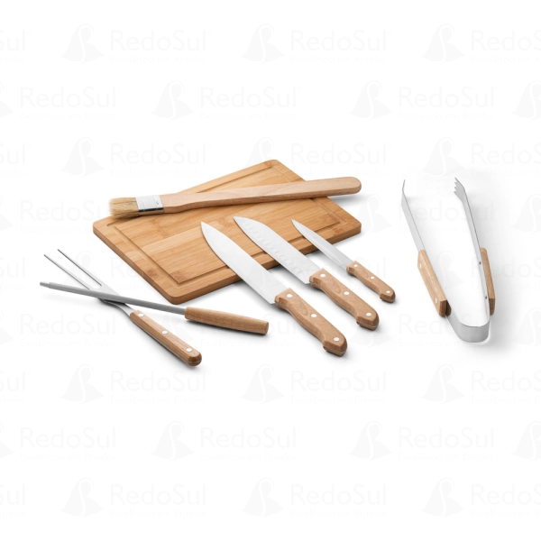 Kit churrasco personalizado 8 peças Kit churrasco personalizado 8 peças